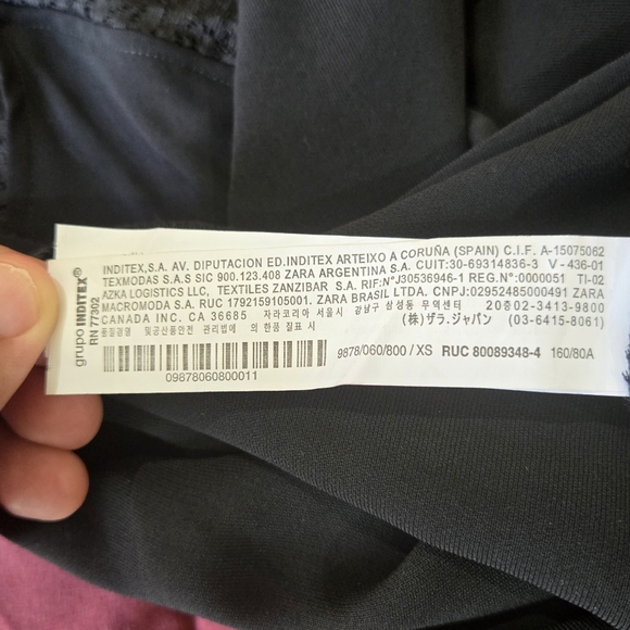 Zara Elegant Black Lace Dress Size S - Picture 4 of 4